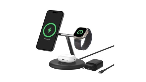 Belkin BOOST CHARGE PRO MagSafe ładowarka indukcyjna 3w1 iPhone Apple Watch i Airpods czarna