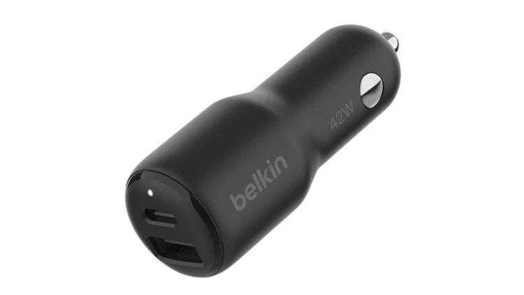 Belkin Podwójna ładowarka samochodowa USB 42W