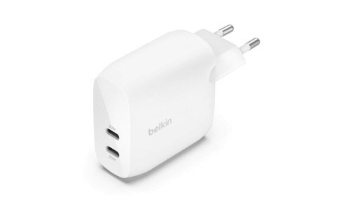 Belkin Ładowarka 60W, 2x USB-C PD PPS 30W, biała