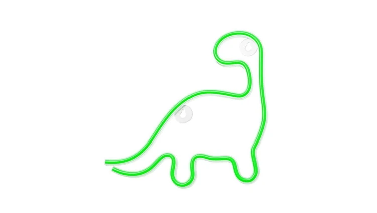 Neon LED DINOZAUR zielony NNE01 Neolia