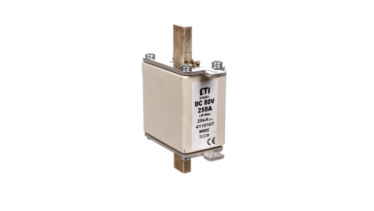 Wkładka bezpiecznikowa NH00 250A 80V DC 004110107