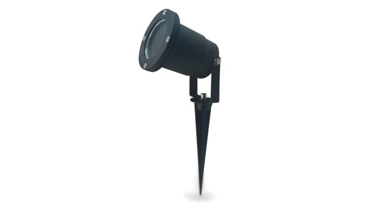 Oprawa ogrodowa dogruntowa IP65 reflektor czarny do podświetlania krzewów LUX02700