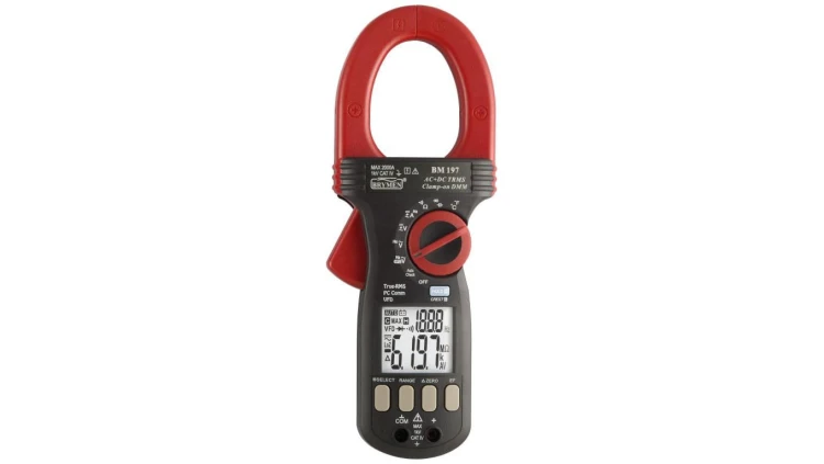 Miernik cęgowy 2000A AC/DC TrueRMS USB BM197 BRYMEN