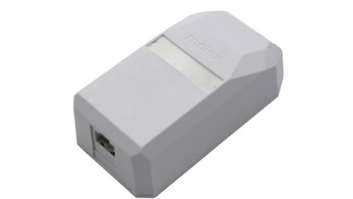 Puszka n/t dla modułu Keystone 1-portowa Snap-On biała Molex