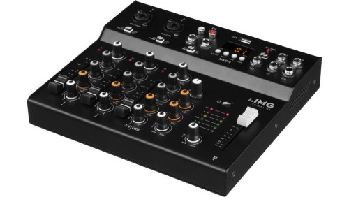 4-kanałowy mikser audio z wbudowanym urządzeniem efektowym DSP, odtwarzaczem MP3 oraz odbiornikiem Bluetooth MXR-4