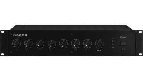 Wzmacniacz miksujący PA mono z modułem Dante 120WRMS PA-900DT Dante