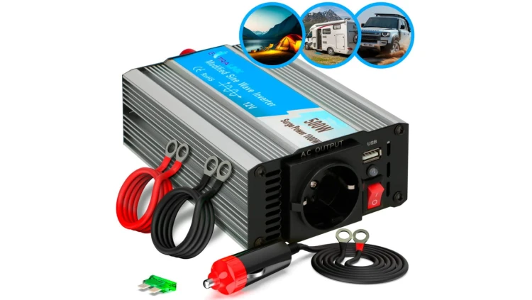 Przetwornica napięcia samochodowa 12V, 500W modyfikowany sinus Extralink OPIM-500W