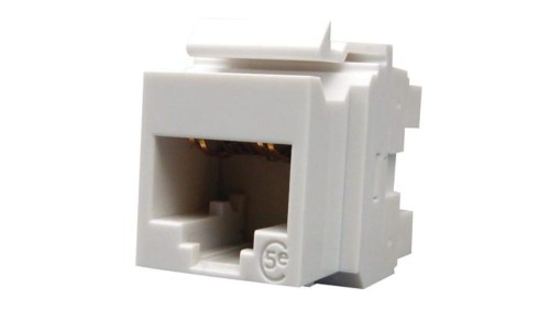 Moduł keystone RJ45 UTP kat.5e nieekranowany biały Molex
