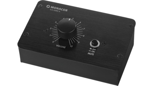 Regulator głośności stereo, pasywny (wersja RCA), do precyzyjnego dopasowywania poziomu sygnału liniowego ILA-100RCA