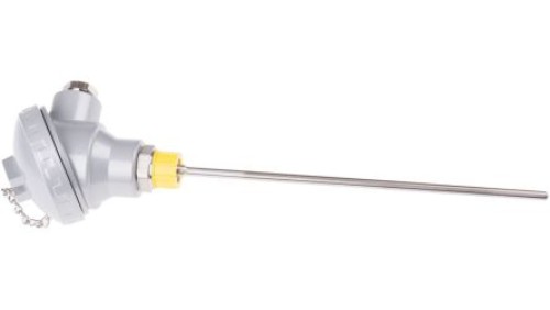 Termopara typ K do +1100C 250mm kabel 1m, Stal nierdzewna Zgodność z RoHS