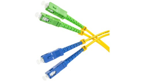 Patchcord światłowodowy FO SM SC/APC-SC/UPC duplex 9/125 2m