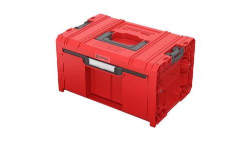 Walizka szafka na narzędzia i akcesoria z 2x przegrodami szufladami 450x310x244 12L czerwona QBRICK SYSTEM PRO RED Ultra HD Draw