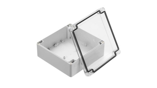 Obudowa ekranowana Szary IK07, IP67 Poliuretan, 149.85 x 149.85 x 60mm, RS PRO