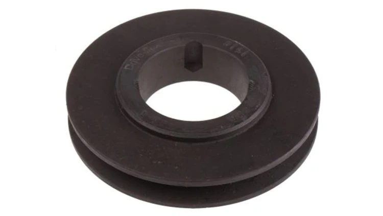Krążek, śr. całkowita: 130.5mm, śr. otworu: 42mm, l. rowków: 1, Żeliwo, stal