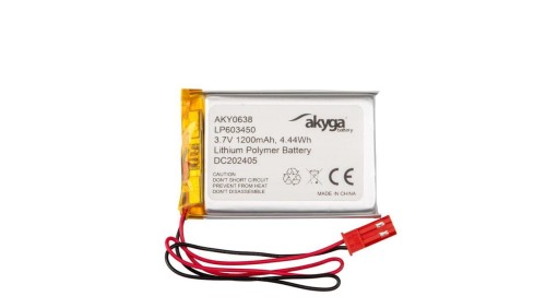 Akumulator Li-Po 3,7V 1200mAh PCM JST 2.54 2-Pin 100mm AKY0638 LP603450