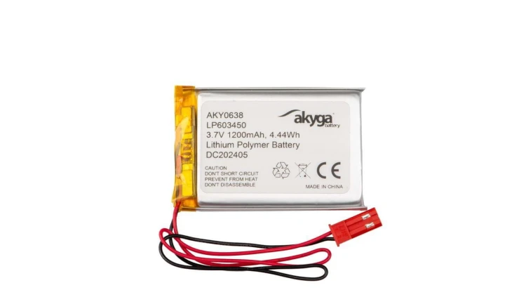 Akumulator Li-Po 3,7V 1200mAh PCM JST 2.54 2-Pin 100mm AKY0638 LP603450