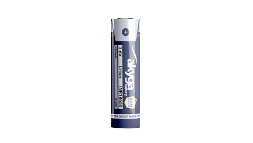 Akumulator litowo-jonowy Akyga AKY2465 INR18650-35M-PCM Li-Ion 3.6V / 3500mAh z zabezpieczeniem