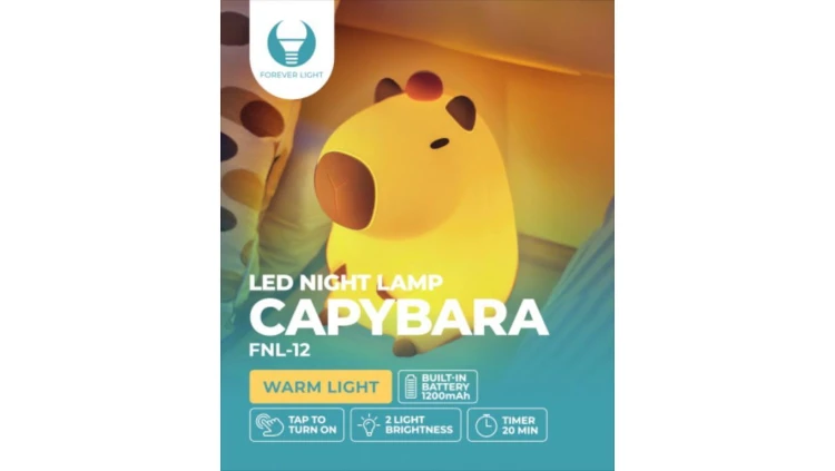 Lampka nocna LED PRZYJAZNA KAPIBARA FNL-12 Forever Light