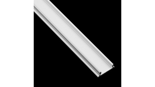 Profil Aluminiowy Anodowany do LED KM24 Srebrny Natynkowy 2m