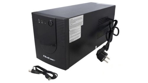 QOLTEC-53777 Zasilacz: UPS, 1,2kW, 2kVA, 220-230V, 375x138x165mm, 12V