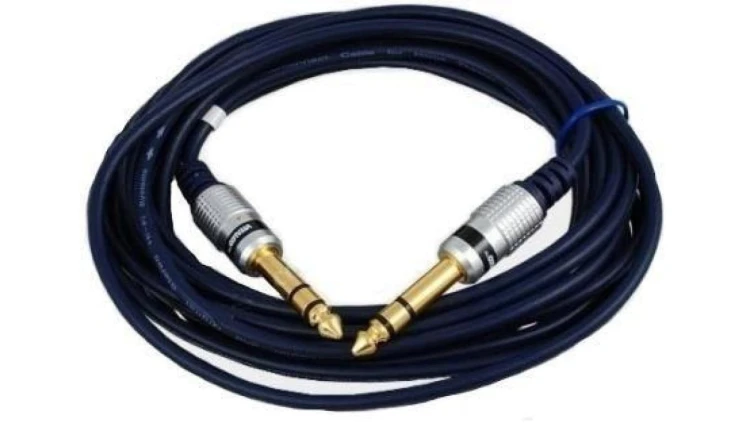 VITALCO MK61 Kabel instrumentalny Audio Jack 6,3mm Stereo (wtyk / wtyk) 3m 41.2316