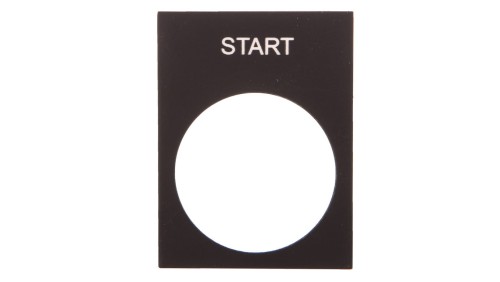 Etykieta, 30x40mm, czarny, START ZB2BY2303 /10 szt./