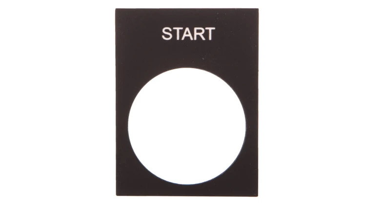 Etykieta, 30x40mm, czarny, START ZB2BY2303 /10 szt./