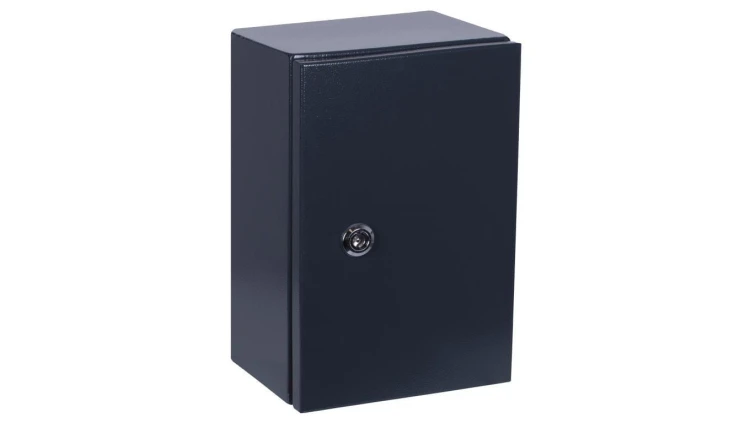 Obudowa hermetyczna rozdzielnica metalowa z płytą montażową 300x200x150mm IP65 natynkowa antracyt NEKU