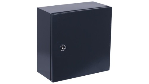 Obudowa hermetyczna rozdzielnica metalowa z płytą montażową 300x300x150mm IP65 natynkowa antracytowa NEKU