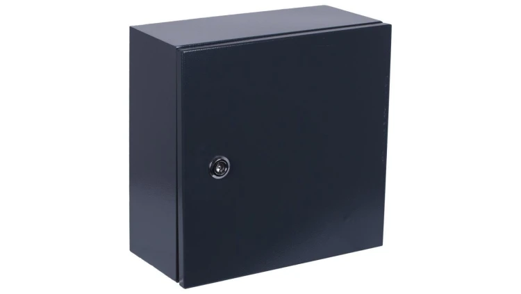 Obudowa hermetyczna rozdzielnica metalowa z płytą montażową 300x300x150mm IP65 natynkowa antracytowa NEKU