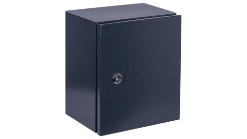 Obudowa hermetyczna rozdzielnica metalowa z płytą montażową 300x250x200mm IP65 natynkowa antracytowa NEKU