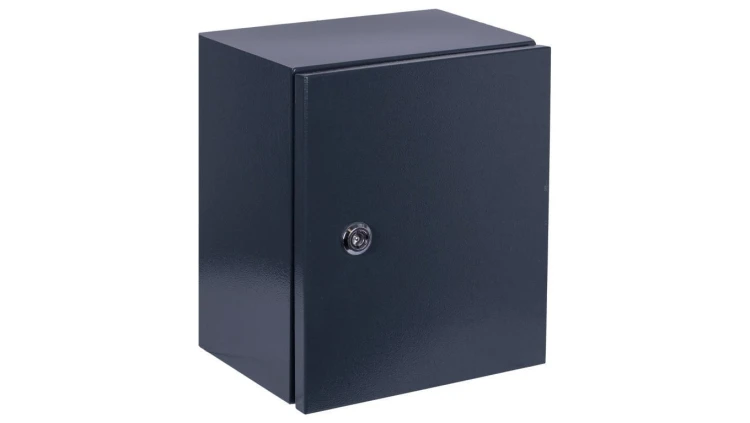 Obudowa hermetyczna rozdzielnica metalowa z płytą montażową 300x250x200mm IP65 natynkowa antracytowa NEKU