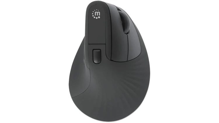 Myszka bezprzewodowa 2.4GHz RF USB pionowa 1600dpi optyczna