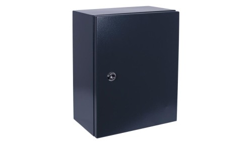 Obudowa hermetyczna rozdzielnica metalowa z płytą montażową 400x300x200mm IP65 natynkowa antracytowa NEKU