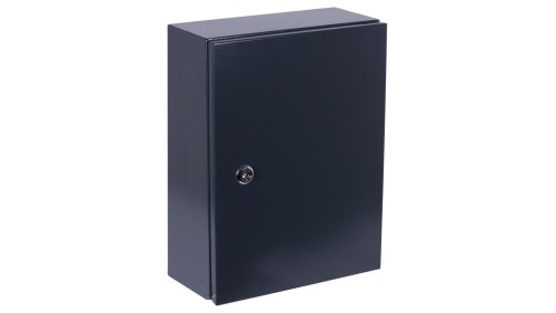Obudowa hermetyczna rozdzielnica metalowa z płytą montażową 400x300x150mm IP65 natynkowa antracytowa NEKU