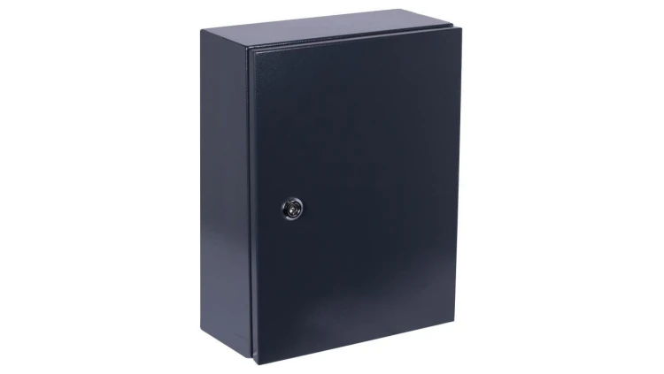 Obudowa hermetyczna rozdzielnica metalowa z płytą montażową 400x300x150mm IP65 natynkowa antracytowa NEKU