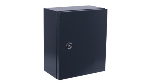 Obudowa hermetyczna rozdzielnica metalowa z płytą montażową 300x250x150mm IP65 natynkowa antracytowa NEKU
