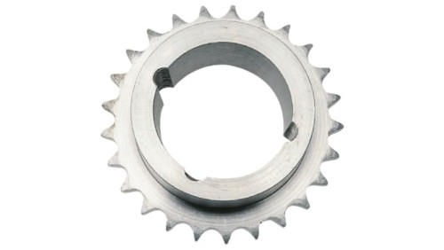 Koło łańcuchowe drabinkowe, 38 zębów, 08B-1, Nakrętka stożkowa, śr toczna: 153.8mm, Stal