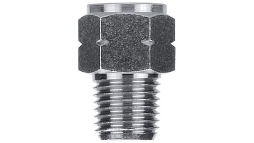 Adapter gwintowany typu przejściówka, 100 barów, złącze A: NPT 1/4 złącze B: G 1/4 Mosiądz 176-1114 /10szt./