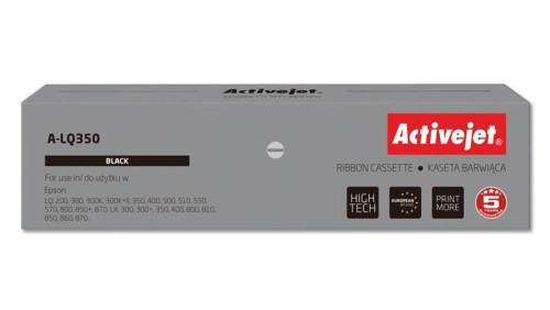 Taśma Activejet A-LQ350 (zamiennik Epson S015633 Supreme czarny)