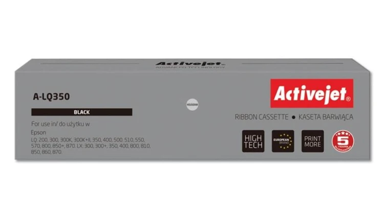 Taśma Activejet A-LQ350 (zamiennik Epson S015633 Supreme czarny)