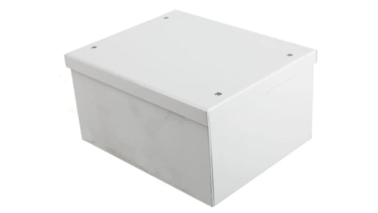 Obudowa urządzeń elektronicznych, Stal walcowana na zimno, Szary, 120 x 150 x 80mm, RS PRO