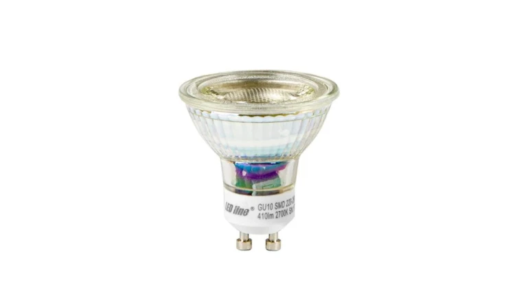 Żarówka LED line GU10 5W 2700K barwa ciepła 410lm 220-260V 50st. 3 lata gwar.