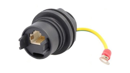 Złącze RJ45 łącznik PIN: 8 ekranowane push-pull na panel PXP6033TP/E