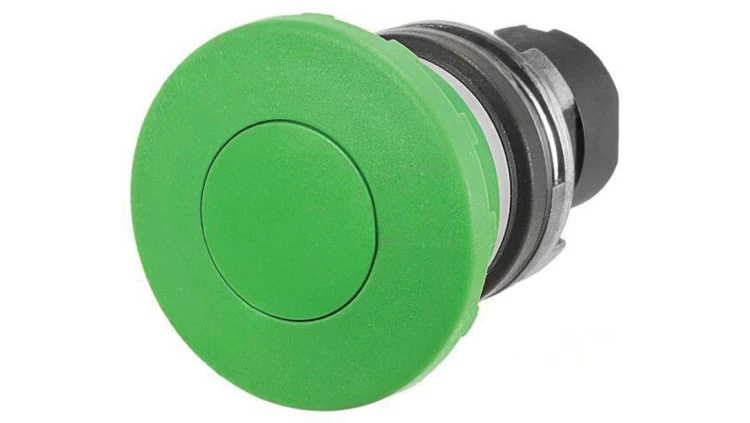 Przełącznik przyciskany 22mm Poz.stab 1 zielony brak IP65 46-2531.1950.000