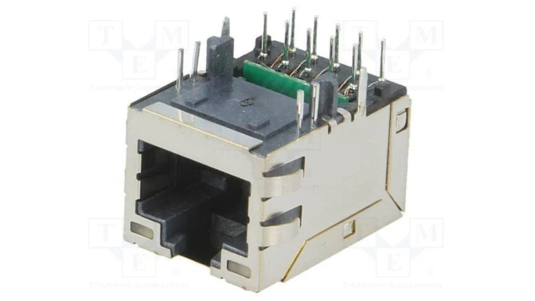 Złącze RJ45 gniazdo MXMag PIN 8 Kat 5e ekranowane złocony 93627-3601