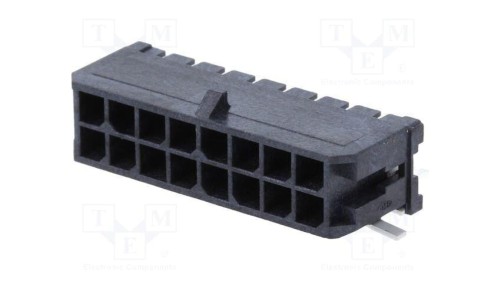 Złącze przewód-płytka gniazdo męskie PIN 16 Micro-Fit 3.0 43045-1609
