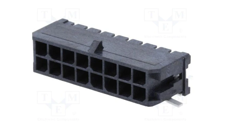 Złącze przewód-płytka gniazdo męskie PIN 16 Micro-Fit 3.0 43045-1609