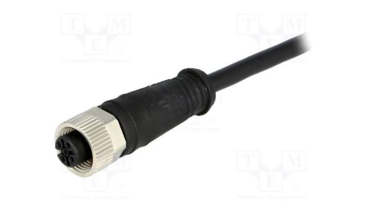 Złącze M12 wtyk żeńskie Micro-Change PIN 4 proste 4A 250V 1200652253