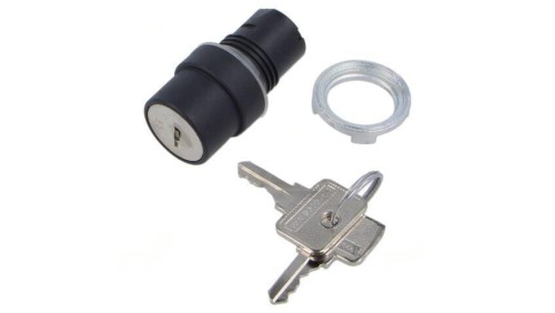 Przełącznik obrotowy z kluczem 22mm Poz.stab 2 brak IP65 46-290J.1000.7PD